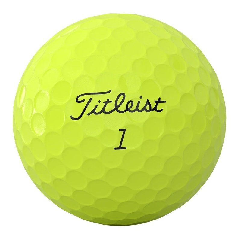 Titleist AVX golfbollar, gula