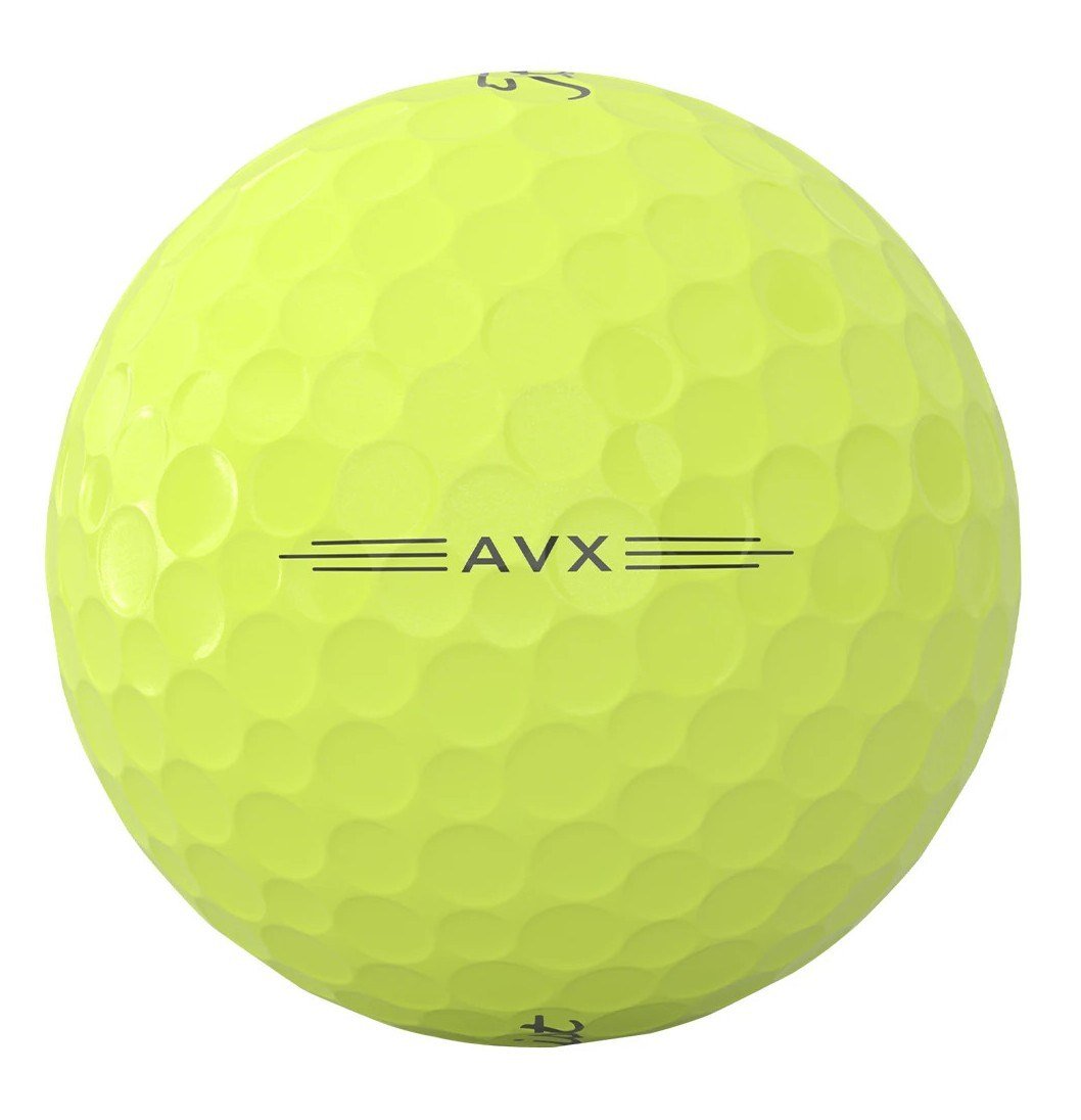 Titleist AVX golfbollar, gula