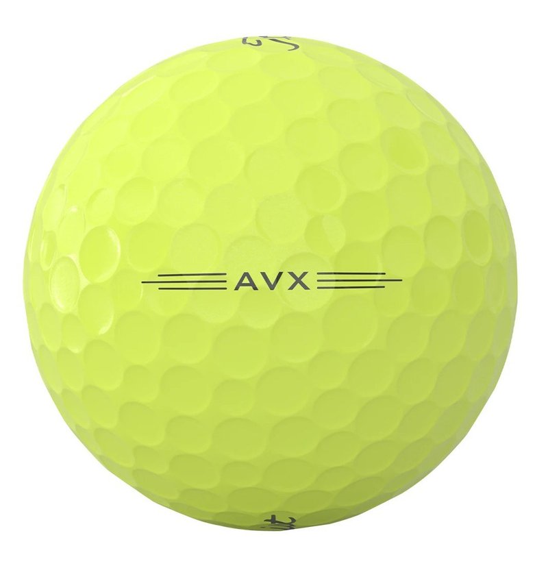 Titleist AVX golfbollar, gula