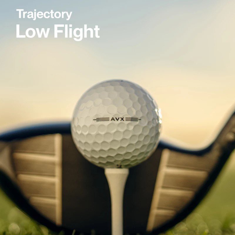 Titleist AVX golfbollar, gula