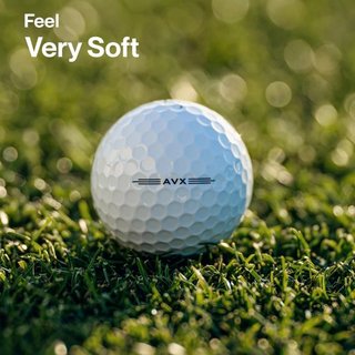 Titleist AVX golfbollar, gula