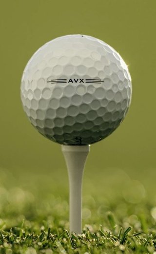 Titleist AVX golfbollar, gula