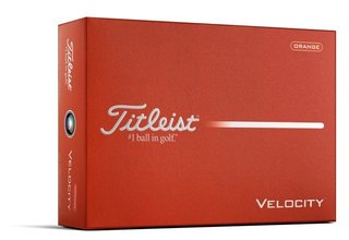 Titleist Velocity golfbollar, orange