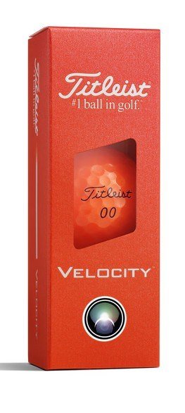 Titleist Velocity golfbollar, orange