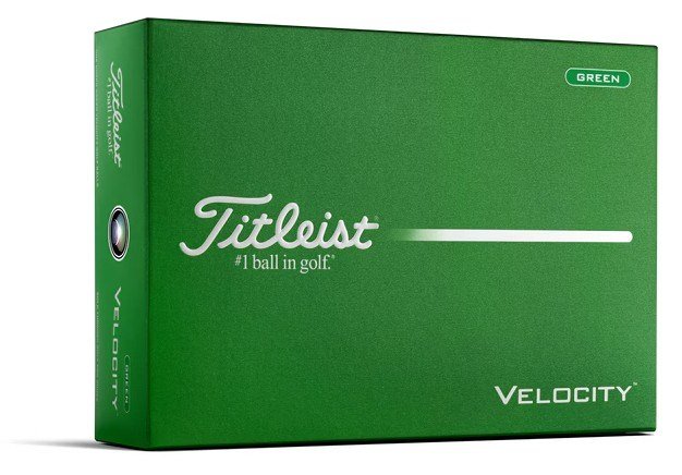 Titleist Velocity golfbollar 2026 (12 bollar), gröna