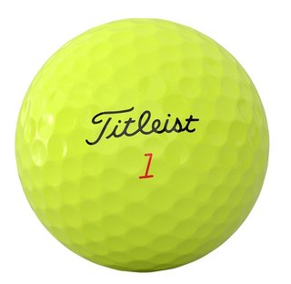 Titleist TruFeel golfbollar 2026 (12 bollar), gula