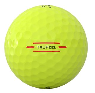 Titleist TruFeel golfbollar 2026 (12 bollar), gula