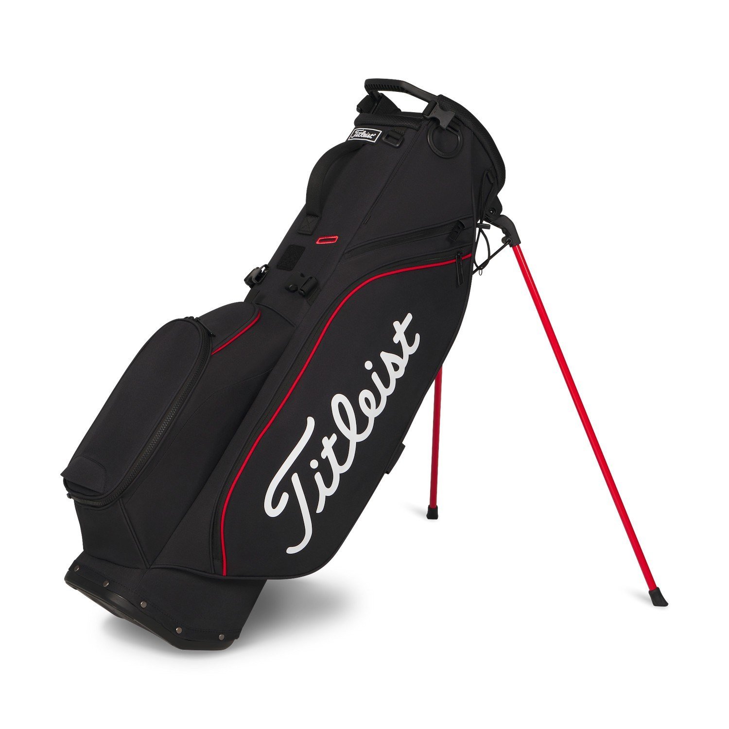 Titleist Players S4 stand bag, svart/röd/vit
