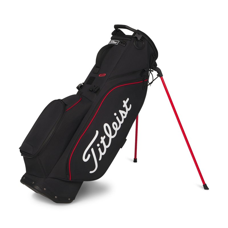 Titleist Players S4 stand bag, svart/röd/vit
