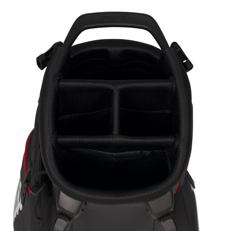 Titleist Players S4 stand bag, svart/röd/vit