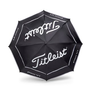 Titleist Tour Double Canopy golfparaply, svart/vit