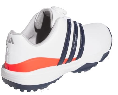 Adidas Tour360 24 Boa junior golfskor, vita