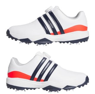 Adidas Tour360 24 Boa junior golfskor, vita