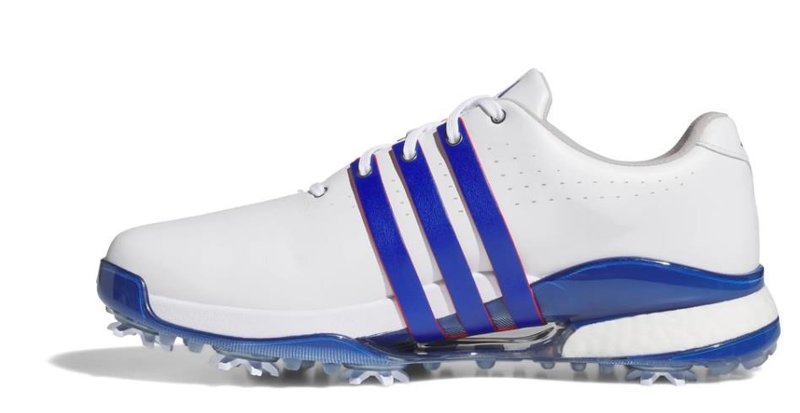 Adidas Tour360 24 herr golfskor, vit/blå