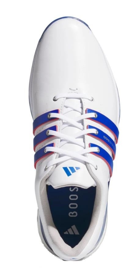 Adidas Tour360 24 herr golfskor, vit/blå