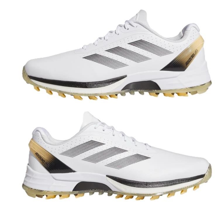 Adidas Adizero ZG Spikeless herr golfskor, vit/grå