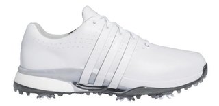 Adidas Tour360 24 Wide herr golfskor, vit/grå