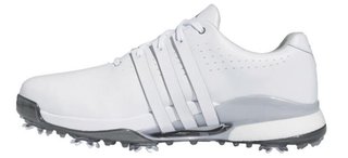 Adidas Tour360 24 Wide herr golfskor, vit/grå