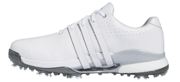 Adidas Tour360 24 Wide herr golfskor, vit/grå