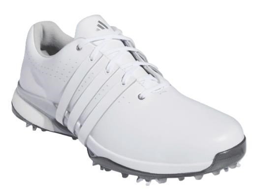 Adidas Tour360 24 Wide herr golfskor, vit/grå