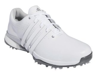 Adidas Tour360 24 Wide herr golfskor, vit/grå