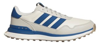 Adidas S2G 26 Leather Spikeless herr golfskor, vit/blå