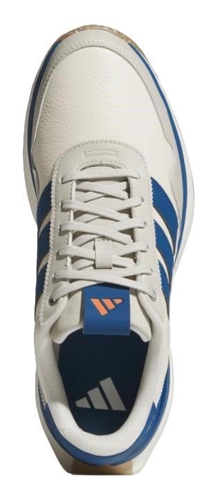 Adidas S2G 26 Leather Spikeless herr golfskor, vit/blå