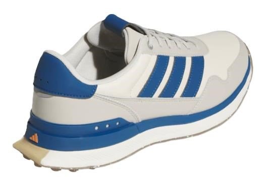 Adidas S2G 26 Leather Spikeless herr golfskor, vit/blå