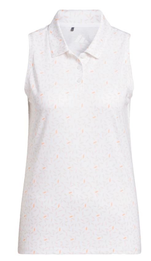 Adidas Ultimate365 All Over Print Sleeveless dampolo, vit