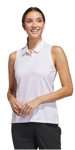 Adidas Ultimate365 All Over Print Sleeveless dampolo, vit
