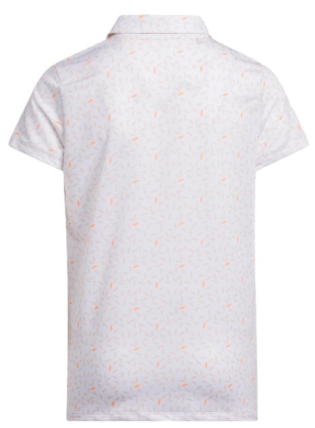 Adidas Print junior polo, vit