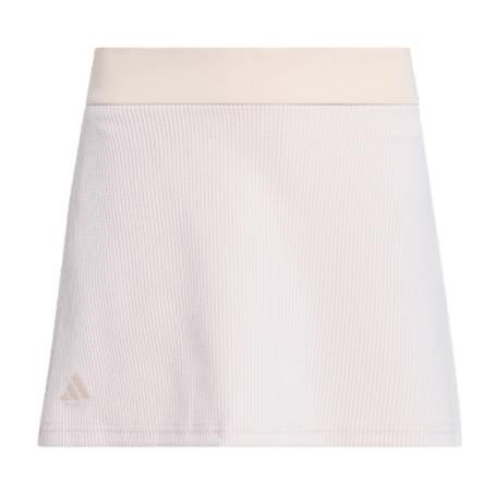 Adidas Textured junior golfkjol, rosa
