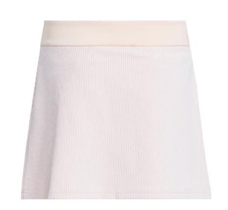 Adidas Textured junior golfkjol, rosa