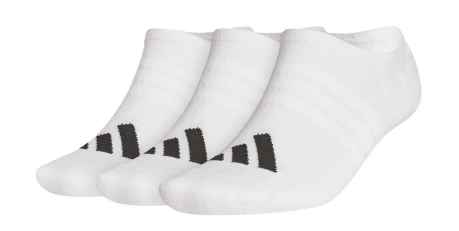 Adidas No Show herrsockor (3 par), vita