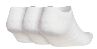 Adidas No Show herrsockor (3 par), vita