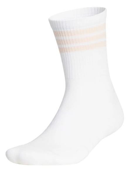 Adidas Half Crew 3-Stripes unisex strumpor, white/blush pink