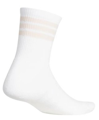 Adidas Half Crew 3-Stripes unisex strumpor, white/blush pink