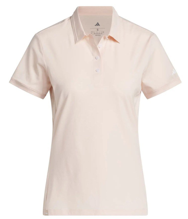 Adidas Ultimate365 Tour Twistknit dam polo, blush pink