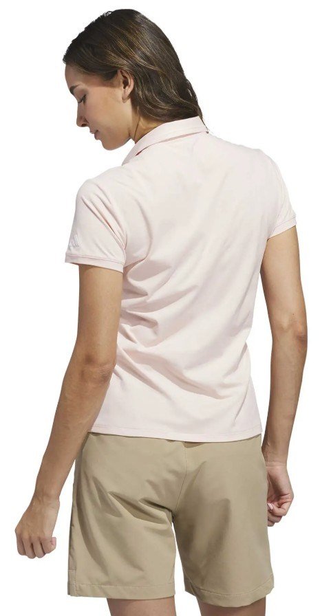 Adidas Ultimate365 Tour Twistknit dam polo, blush pink