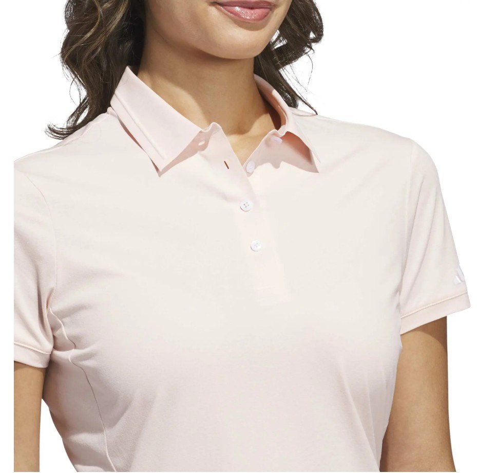 Adidas Ultimate365 Tour Twistknit dam polo, blush pink