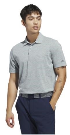 Adidas Ultimate365+ Go-To Print herr polo, wosa/navy