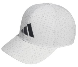 Adidas Tour Print herr golfkeps, vit