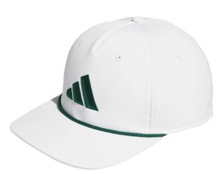 Adidas Tour 5-panel herr golfkeps, vit/grön