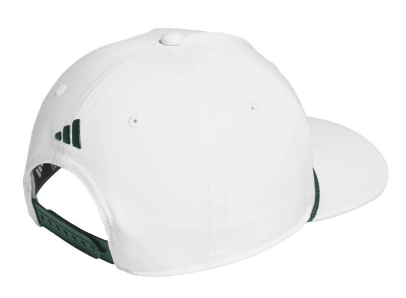 Adidas Tour 5-panel herr golfkeps, vit/grön