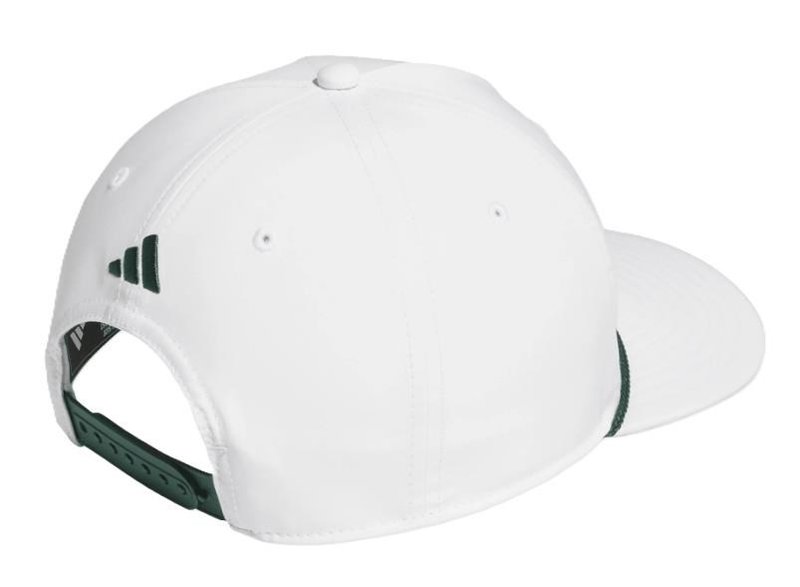 Adidas Tour 5-panel herr golfkeps, vit/grön
