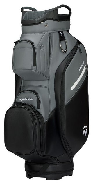 TaylorMade Deluxe cart bag, black/gray