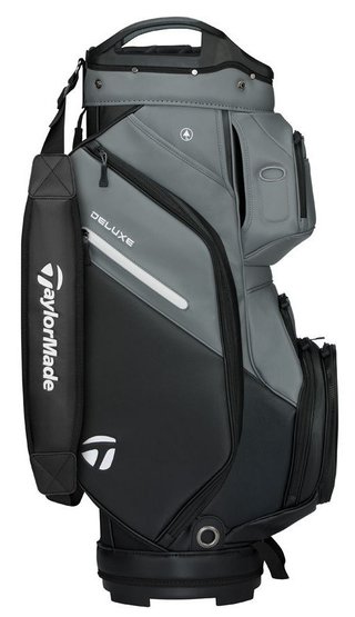TaylorMade Deluxe cart bag, black/gray