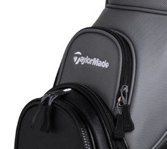 TaylorMade Deluxe cart bag, black/gray