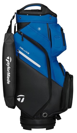 TaylorMade Deluxe cart bag, black/blue