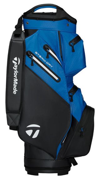 TaylorMade Storm Dry cart bag, svart/blå